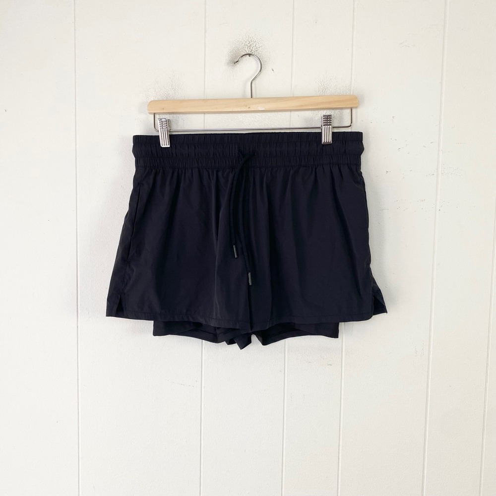 Spyder Active Black 2-in-1 Athletic Running Shorts Size Medium